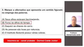 Sentido próprio e sentido fugurado das palavras