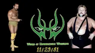Unpredictable Johnny Rodz vs Hans Schroeder 11/29/81 (Landover, Maryland)