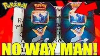 NO WAY POSSIBLE! Pokemon Card Opening 2  Vaporeon Tins & Code Giveaway! (THROWBACK)