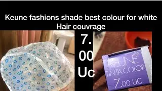 #Keune best hair colour for white hairs #How to use 7.00 for best result #Beautician misbah queen
