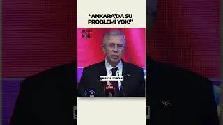 Ankara B&uuml;y&uuml;kşehir Belediye Başkanı Mansur Yavaş: Ankara'da su problemi yok!