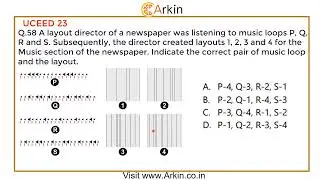 Q58 of UCEED 23 solved. #UCEED #CEED #NID #NIFT #NATA #onlineclasses #designEntranceExams