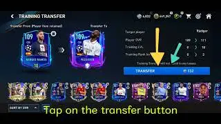 How to Transfer Training  Token in FIFA Mobile | Transfer Training from one player to another #viral