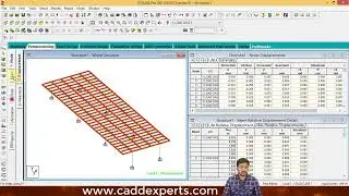 Class 10   bridge deck rcc design Stadd pro