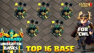 NEW TOP 15 *TESTED* TH 17 Base FOR CWL WITH LINK | TH17 LEGEND,WAR BASE (FEBRUARY 2025) .