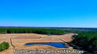 North Carolina Farms For Sale | 119+ Acres | Ponds | North Carolina Land For Sale |Farmhouses Luxury