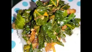 Collard Greens with Pork belly