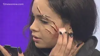 Easy werewolf scratch makeup tutorial