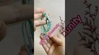 🛵Super FUN DIY bracelet MAKING🥤Jewelry MAKING You Can Do For Relaxation #diybracelet #knots #diy