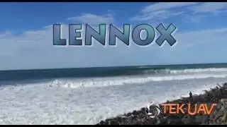 Lennox Head Big swell - drone surf