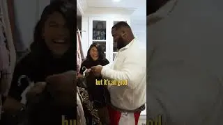 Hilarious Moment Between Chanel Iman & Davon Godchaux #Shorts