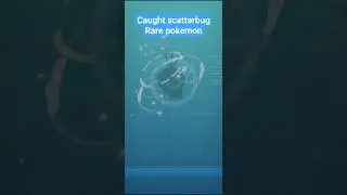caught scatterbug rare pokemon