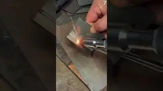Alat laser untuk menyayukam logam besi #shorts
