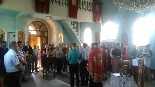 Kr&scaron;tenje u Hramu rodjena Svetog Jovana Krstitelja u &Scaron;ipovu