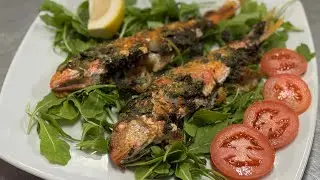 Triglie gratinate al forno 
