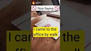 Native Speakers Don't Say🚫this! |Common English mistake |Spirit