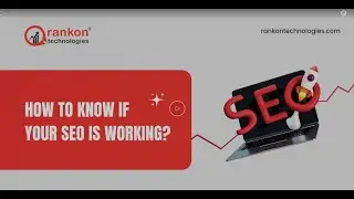 How to Know If My SEO Is Working or Not | Rankon Technologies