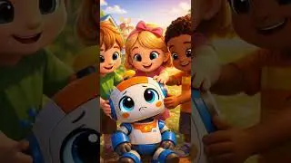 Zippy the Robot Learns to Try 🤖| Kids Moral Story #KidsAnimation #3danimation #nevergiveup  #cartoon