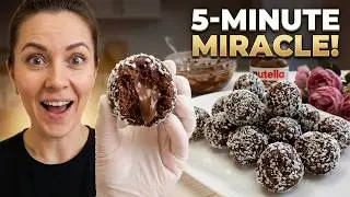 Chocolate Coconut Balls Recipe 🥥 Quick & Easy No bake Dessert.