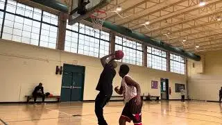 Basketball Papa vs Papi on the hardwood @dreostylz #basketball #basketballhighlights 