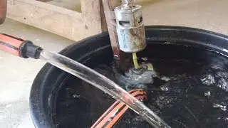 How to make high pressure water pump  || DC मोटर से घर पर पानी पंप बनाया || @nycstar