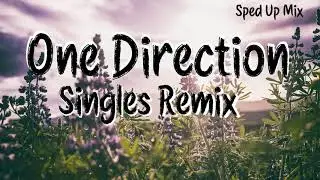 One Direction Singles Mashup | Sped Up |No Copyright |  Bass Boosted | Maze Mein