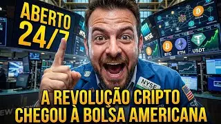 💥BOLSA AMERICANA INVADE BLOCKCHAIN! MAS PORQUE BITCOIN CAIU?