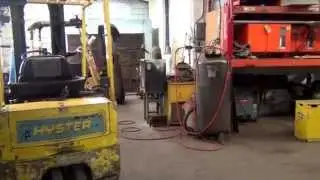 Inside American Surplus' Forklift Department