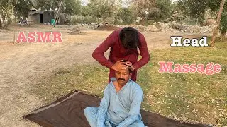 ASMR Head Massage for relaxation