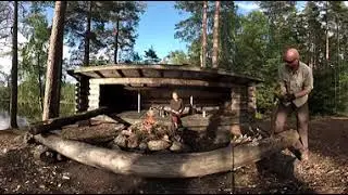 Lingonudden in 360 VR video - Hjo, Sweden