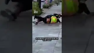 Captan en video enfrentamiento entre polic&iacute;a de Tr&aacute;nsito y civil en CDMX
