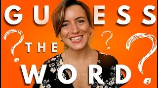 Can you GUESS THE WORD? : Test your Italian skills!