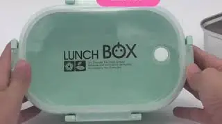 Leakproof Plastic Lunch Box with Steel Container