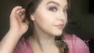 Rose Gold &Purple Eyelook using Stila Liquid Eyeshadow
