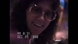 1988 Rick's 1st xmas  & Feb bathtime