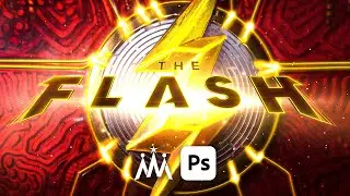 The Flash Title Design Photoshop Tutorial | Film Fridays Ep 2 | #Photoshop #Tutorial #TheFlash