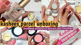 Kashees parcel unboxing || kashees products review || kashees pigments || kashees foundation || tips