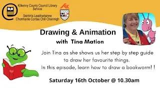 Kilkenny Library: Learn to draw a bookworm with Tina Mation