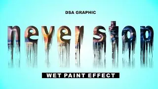 Wet Paint Effect | Coreldraw Tutorial | Dsa Graphic
