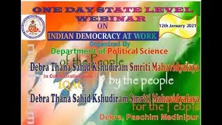 ONE DAY STATE LEVEL WEBINAR ON INDIAN DEMOCRACY AT WORK
