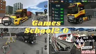 Games School2.0 Trailer | Best Mobile Games | Bus Simulator, Truck Simulator and much more🎮👮&zwj;♂️|