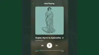 Orphic Hymn to Aphrodite