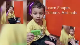 Learn Shapes, Colours,  Animals with Ruhan #educationalvideo #learning