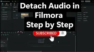 How to Separate Audio from Video in Filmora - Step By Step Tutorial
