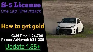 GT7 | How to get Gold on the S-5 License (Update 1.55+)