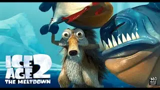 Scrat&rsquo;s Acorn Disaster in the Fish Pond | Scrat vs the Fish | Ice Age 2 [Movie Clip]