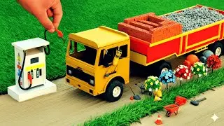 DIY Mini Construction Machines | Tractor, Truck & Road Building Project For Kids