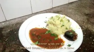 Make Mashed potatoes and stew for dinner| easy dinner making|easy foundable groceries