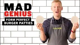 Как сформировать идеальные котлеты для бургеров | Советы от Mad Genius | Еда и вино