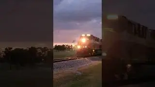Florida East Coast Railway FEC-107 at Daytona Beach Golf Club South Daytona Florida Mar. 25 2023